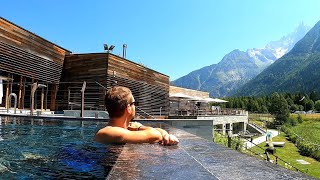 The Best Spa in ALL OF EUROPE  QC Terme  CHAMONIX FRANCE [upl. by Anaili]