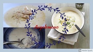 Best Avgolemono  Greek Egg and Lemon Soup [upl. by Ora18]