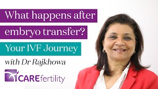 What happens after my embryo transfer  Your IVF Journey  Care Fertility [upl. by Norma]