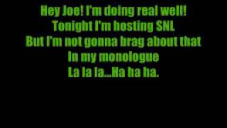 Taylor Swift on SNL Monologue LaLaLa sing  along [upl. by Dlonyar]