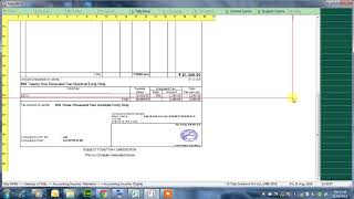 Company Stamp and Seal in TallyERP9 Invoice [upl. by Arvo]