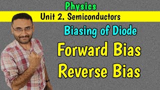 Forward bias and Reverse Bias PN junction diode PHYSICS Btech 1st year Biasing in हिन्दी [upl. by Arica]