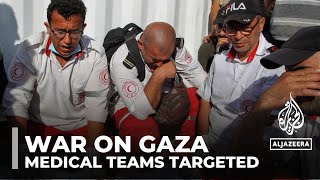 Ambulance services in Gaza face deadly risks as nearly 500 health workers killed [upl. by Ecitsuj]