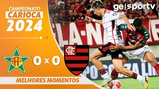 PORTUGUESA 0 X 0 FLAMENGO  MELHORES MOMENTOS  4ª RODADA CAMPEONATO CARIOCA 2024  geglobo [upl. by Seamus]