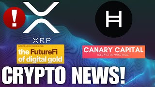 XRPL amp GOLD 🎯 Ripple XRP ETP📢 First HBAR US TRUST ✔️ CRYPTO NEWS [upl. by Toh]