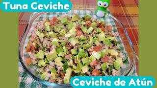 Cómo hacer Ceviche de Atún  How to make Tuna Ceviche [upl. by Norbert]