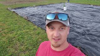 Maintaining 4 Garden Plots  Silage Tarps amp Florida Weave [upl. by Anairad200]