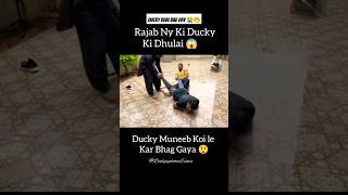 Ducky Bhai is beaten by rajab butt😭😱  Ducky Bhai ki pitai🥵rajabfamily duckybhai fighting [upl. by Enalahs]