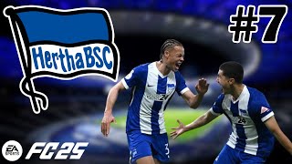 Prvi put se sastajemo sa ekipom iz PRVE LIGE 😱 FC25 Hertha Berlin Karijera 7 🔵⚪ [upl. by Amorette]