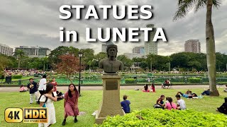 Manila  Luneta Park Walking Tour [upl. by Amles]