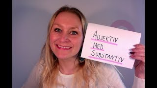 Video 314 Adjektiv med substantiv [upl. by Otila]