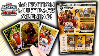 FIRST LOOK  TOPPS MATCH ATTAX 20242025  1st EDITION MULTIPACK OPENING  2 IMMORTAL ICON CARDS [upl. by Elli377]