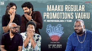 Honest Movie Promotions🤭  Mathu Vadalara 2  Sri Simha  Faria Abdullah  Ritesh Rana  Satya  MMM [upl. by Alleras]