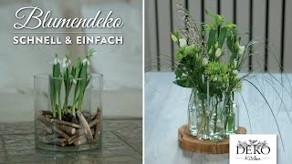 How to ausgefallene Blumendeko für den Frühling schnell amp einfach  Deko Kitchen [upl. by Haleak]