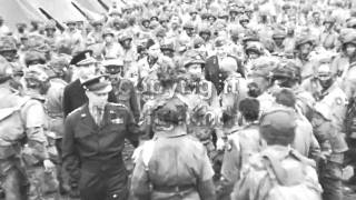 Eisenhower visits 101st Airborne [upl. by Shuping257]