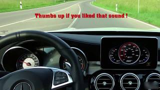 Mercedes AMG C63 Full Throttle Sound [upl. by Annawoj]