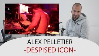 Drum Teacher Reacts to Alex Pelletier  Drummer of Despised Icon [upl. by Adohr]