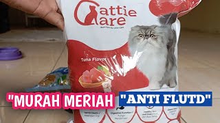 RIVIEW quotCattie Carequot MAKANAN KUCING ANTI quotFLUTDquot [upl. by Babbette]