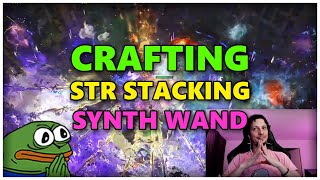 PoE Getting lucky with synth beasts  Str stack wand craft ft Bazukatank  Stream Highlights 690 [upl. by Atnim927]