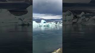 amazing glacier lake in Iceland 🧊🏔️travel iceland travel destinations vlog glacier nature [upl. by Yecnay714]