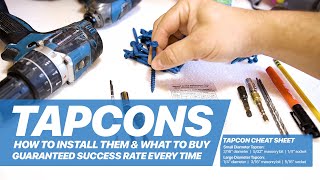 Everything You Need To Know About Tapcons  How To Install Tapcons amp What To Buy [upl. by Sansen]