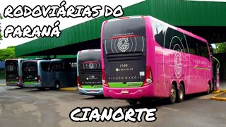 RODOVIÁRIA DE CIANORTEPR  TODAS AS LINHAS INTERESTADUAIS E INTERMUNICIPAIS [upl. by Munn]