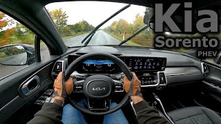 2022 Kia Sorento PHEV  POV test drive in rain [upl. by Gagnon]