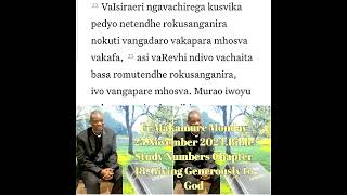 Fr Makamure Monday 25 November 2024Bible Study Numbers Chapter 18 Giving Generously to God [upl. by Roberto]