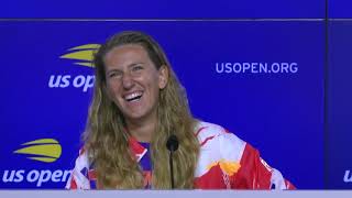 Victoria Azarenka quotI want to improve my tweenerquot  US Open 2020 Press Conference [upl. by Annoled818]