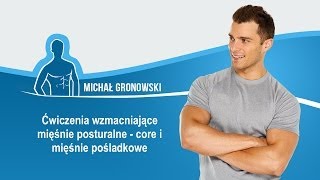 Ćwiczenia wzmacniające core mięśnie brzucha mięśnie posturalne pośladki [upl. by Nert]