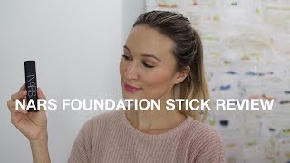 NARS Velvet Matte Foundation Stick Review amp Wear Test  ttsandra [upl. by Eenolem]