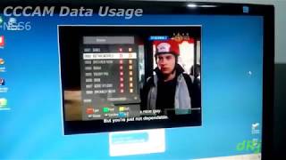 CCCAM Data Usage [upl. by Avilla]