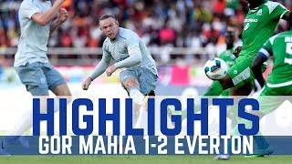 HIGHLIGHTS GOR MAHIA 12 EVERTON  ROONEY AND DOWELL [upl. by Ria948]