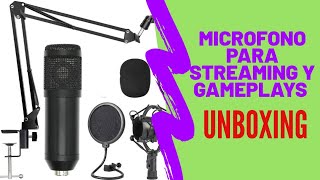 EL MEJOR MICRÓFONO PARA STREAMING  REVIEW Y UMBOXING  Hungel CM800 [upl. by Anires]