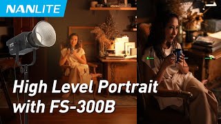 Nanlite FS 300B LED Bi color Spot Light Portrait Tutorial with Jiggie Alejandrino [upl. by Sivrep974]