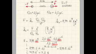 Problemi sulla legge di Coulomb [upl. by Analise]