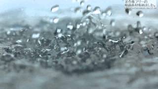 【動画素材】雨・水の滴のスローモーション映像 30007 2 [upl. by Tesil797]