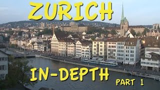 Zurich Switzerland part 1 Old Town walking tour [upl. by Gaves]