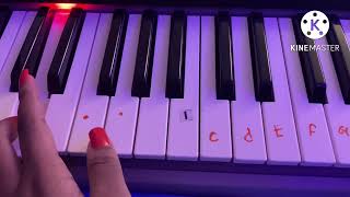 Quarto de hotel on piano tutorial EASY [upl. by Novia]