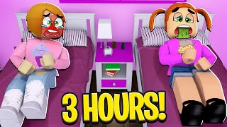 Roblox  THREE Hours Of Sick Day Routines [upl. by Suaeddaht]