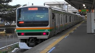 【発車メロディ：夢伝説】高崎線 行田駅から上り列車発車 [upl. by Kippie528]