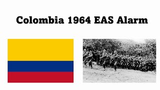 EAS Alarm YouTube Colombia 1964 EAS Alarm Air Raid [upl. by Eitsud168]