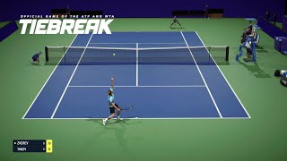 TIEBREAK  Alexander Zverev Vs Dominic Thiem I US Open I Expert Difficulty PS5 [upl. by Yettie]