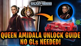 QUEEN AMIDALA UNLOCK GUIDE How to Unlock for FREE Without Galactic Legends [upl. by Mar]