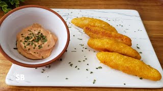 Sorullitos de Maiz con Queso amp Mayo Ketchup Puerto Rican Style Corn Fritters [upl. by Tollmann804]