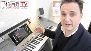 How to use the EQ controls on Yamaha Tyros 5 [upl. by Melonie]