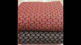 Red  Black Combo 100 Cotton Pigment Prints Fabrics 44 Panna Width Only Wholesale Deal Available [upl. by Wainwright]