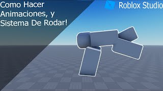 Como Hacer Animaciones  Sistema De Rodar Basico Roblox Studio [upl. by Irmina163]