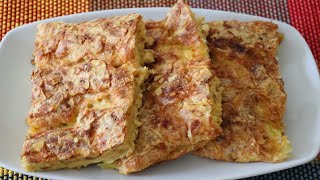 Byrek me qumesht me pete te gatshme receta me e shpejte dhe me e shijshme  Byrek with milk [upl. by Sarene]