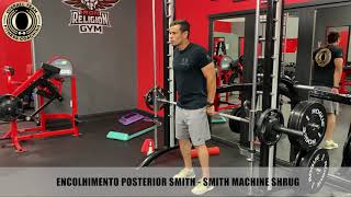 ENCOLHIMENTO POSTERIOR SMITH  SMITH MACHINE SHRUG [upl. by Scharaga]